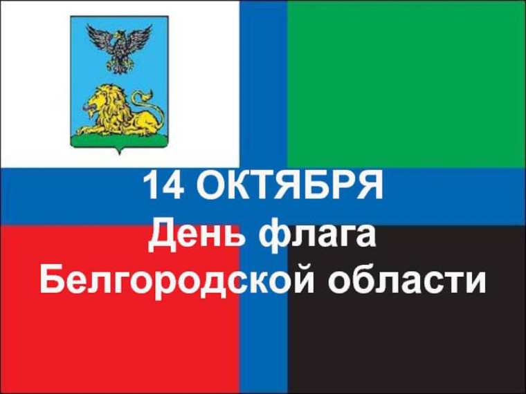 14 октября - День флага Белгородской области.
